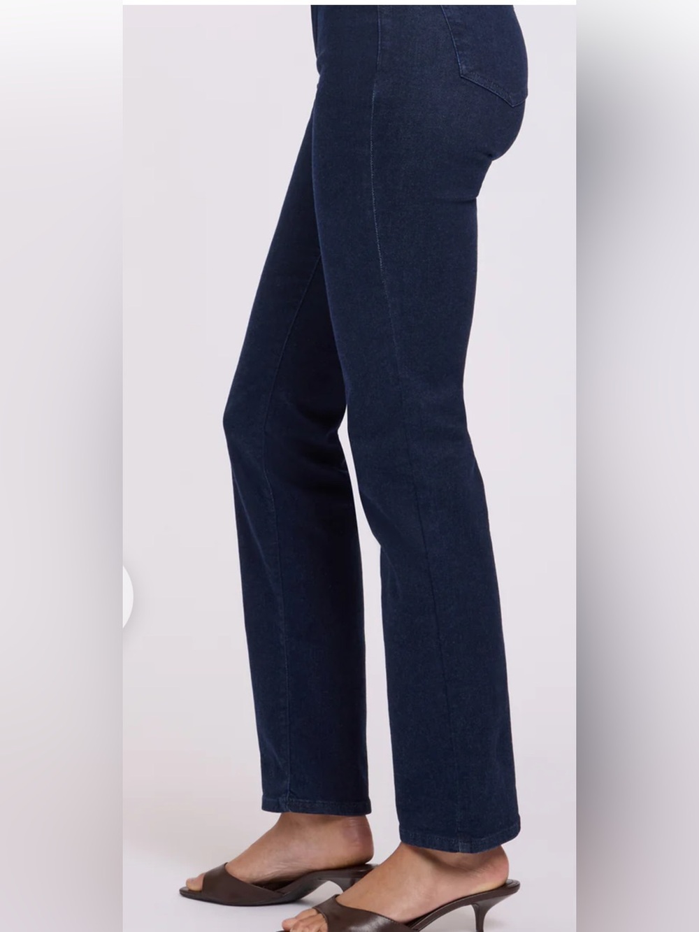 NYDJ is Marilyn Women's Straight-Leg Jeans in Dark Indigo size 12